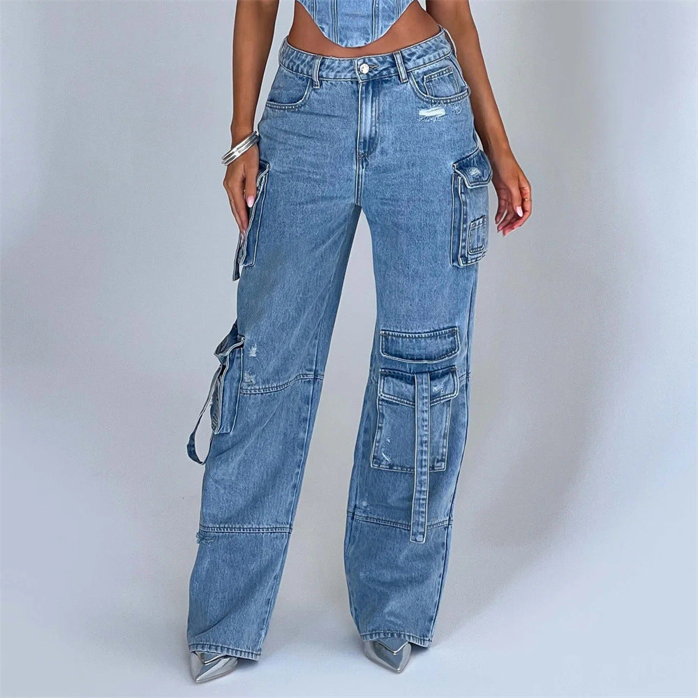 Ariana Denim Corset Set