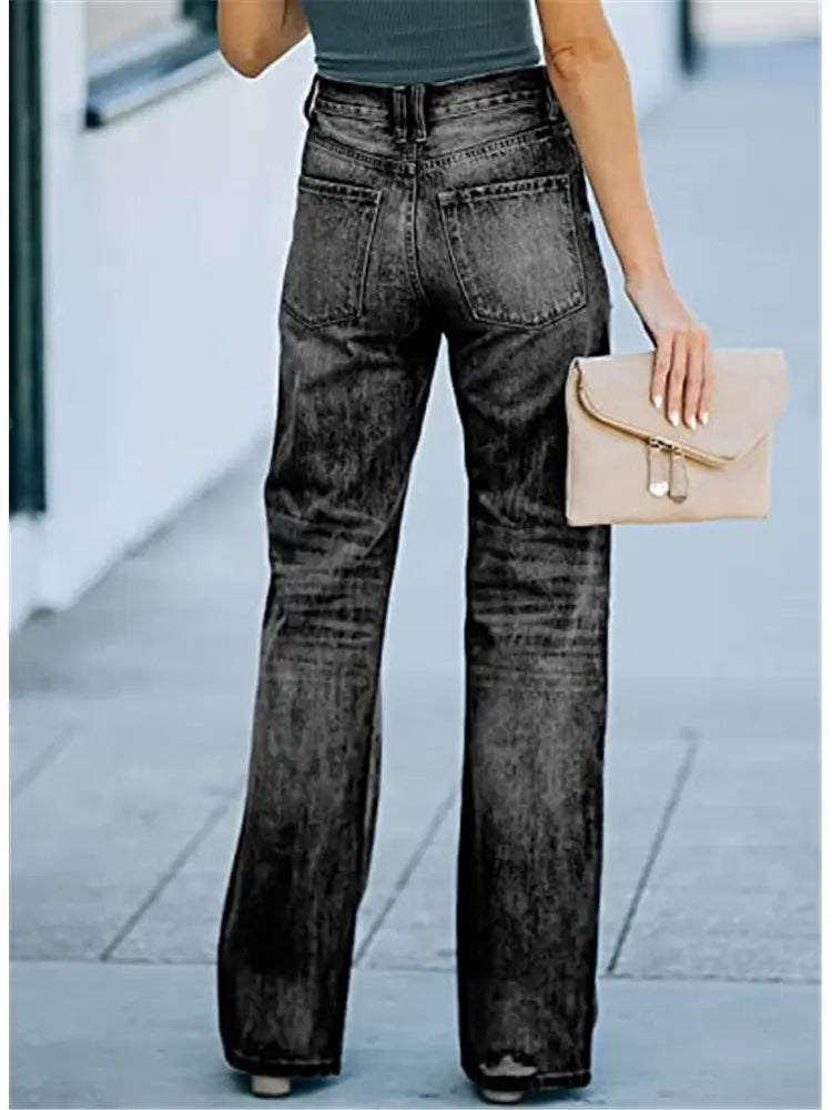 High-Waist Denim