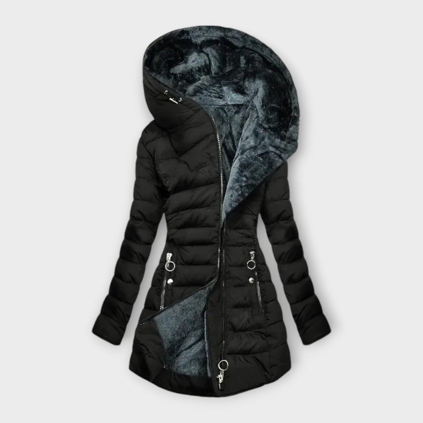 Snowy Mountains | Luxe Faux Fur Coat