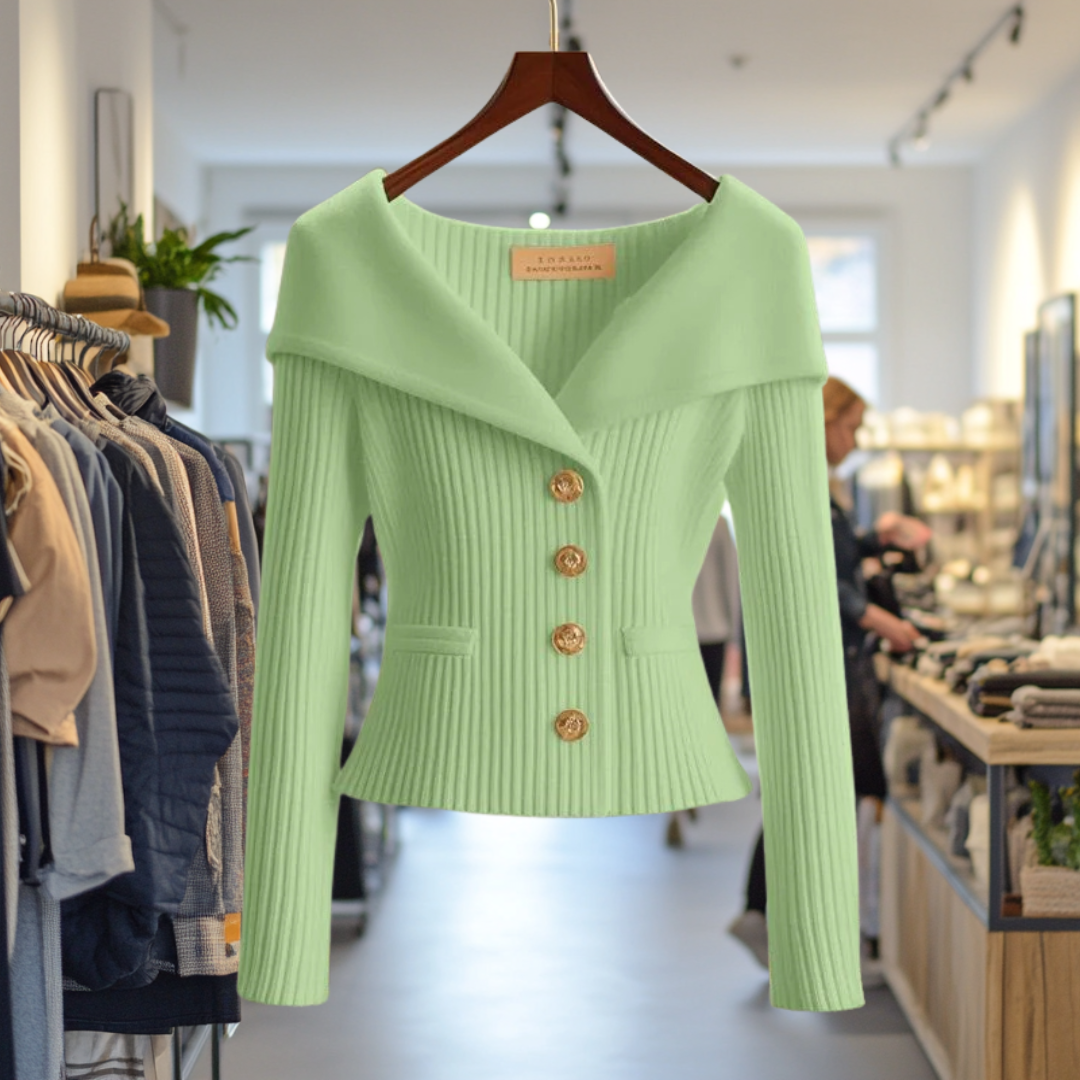 Ana Soft Ribbed Knit Cardigan