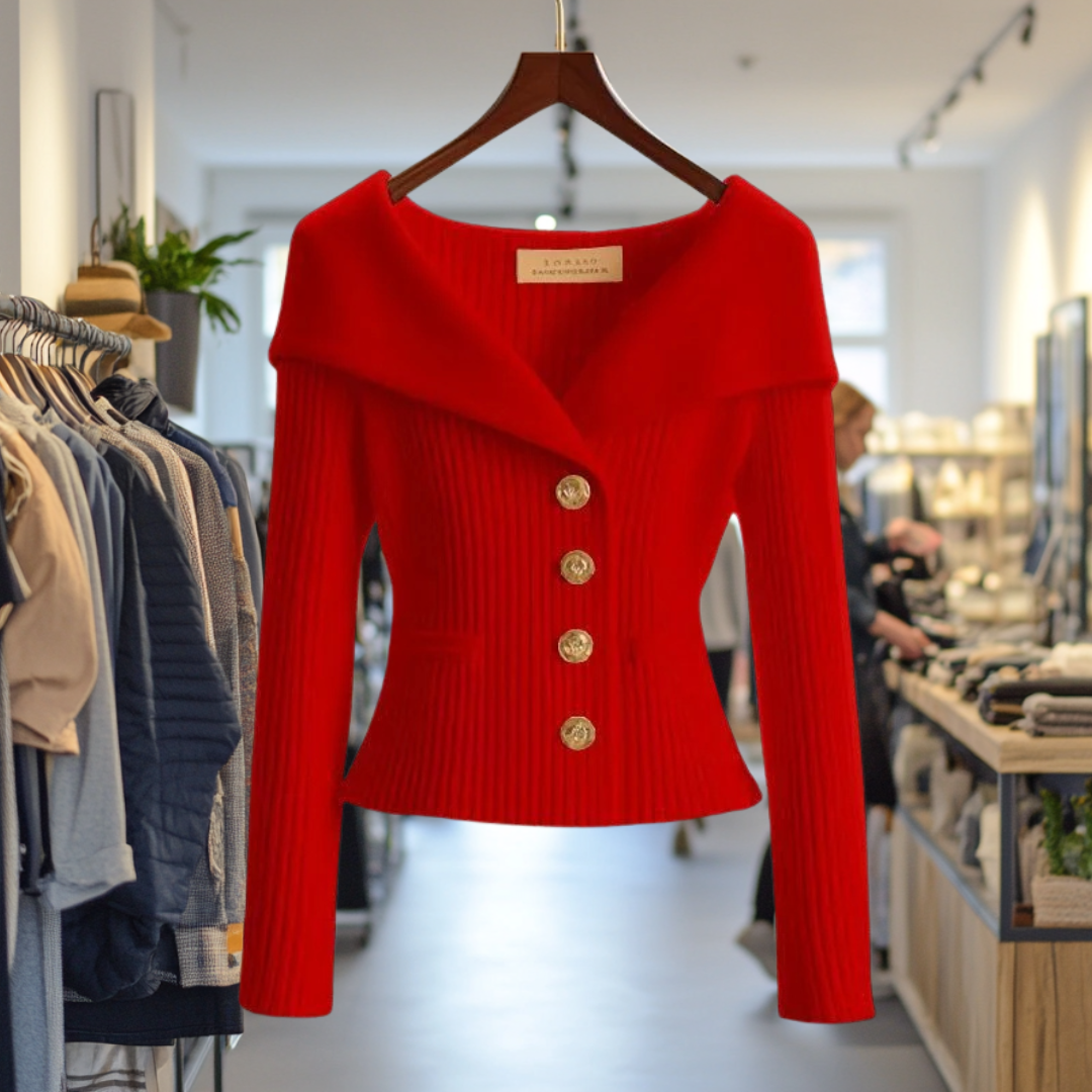 Ana Soft Ribbed Knit Cardigan