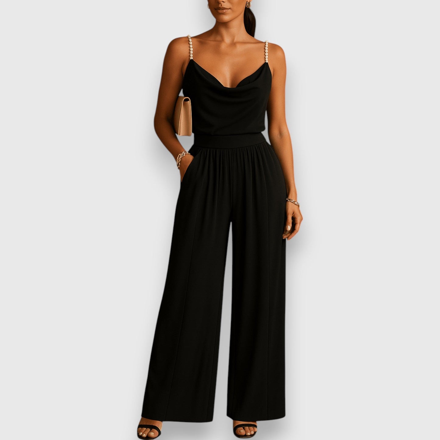 Lisa Elegant Wide-Leg Jumpsuit