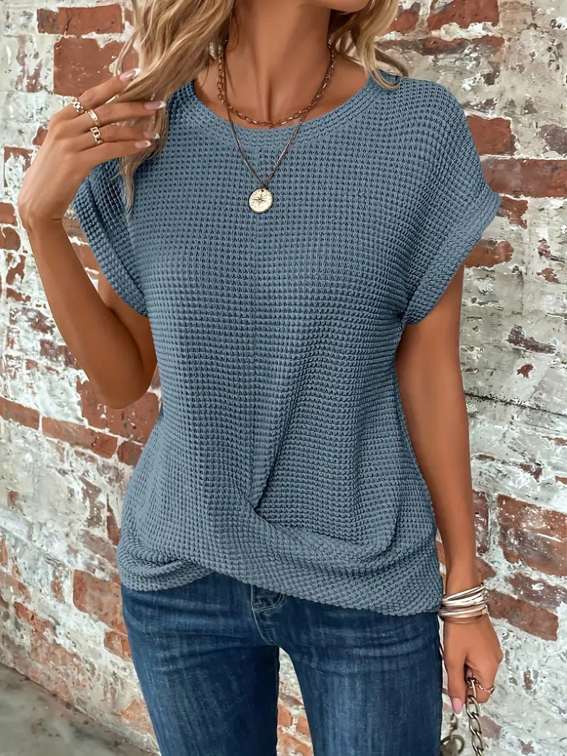 LIV | Elegant Blouse With Round Neck