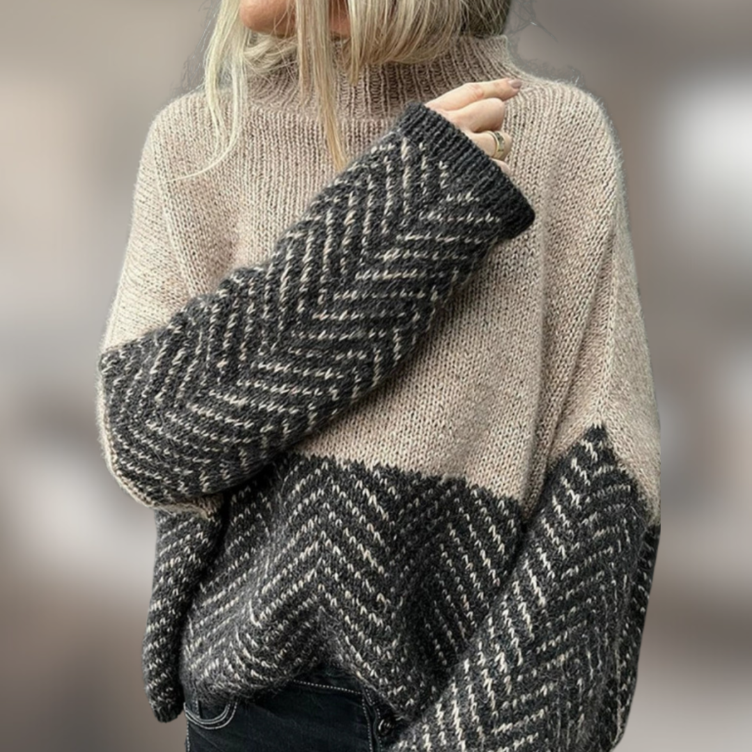Sandrine™ | Chic Roll Neck Sweater