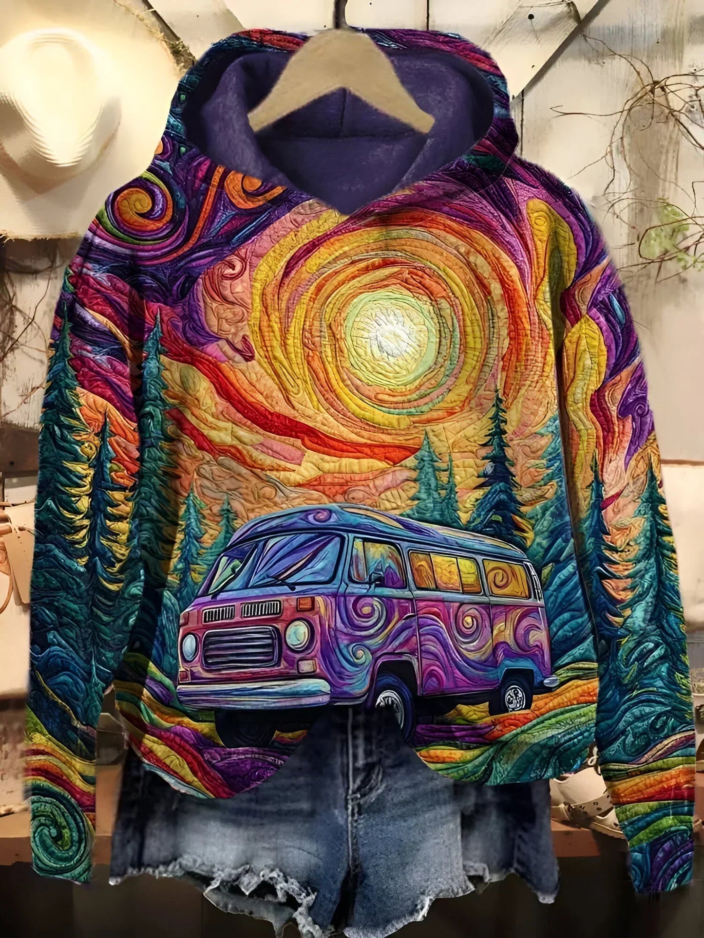 MÈLANIE™ | Van and Sunset Hoodie