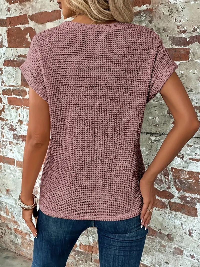 LIV | Elegant Blouse With Round Neck