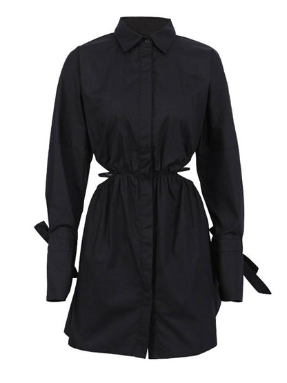 Sunset Wrap Shirt Dress