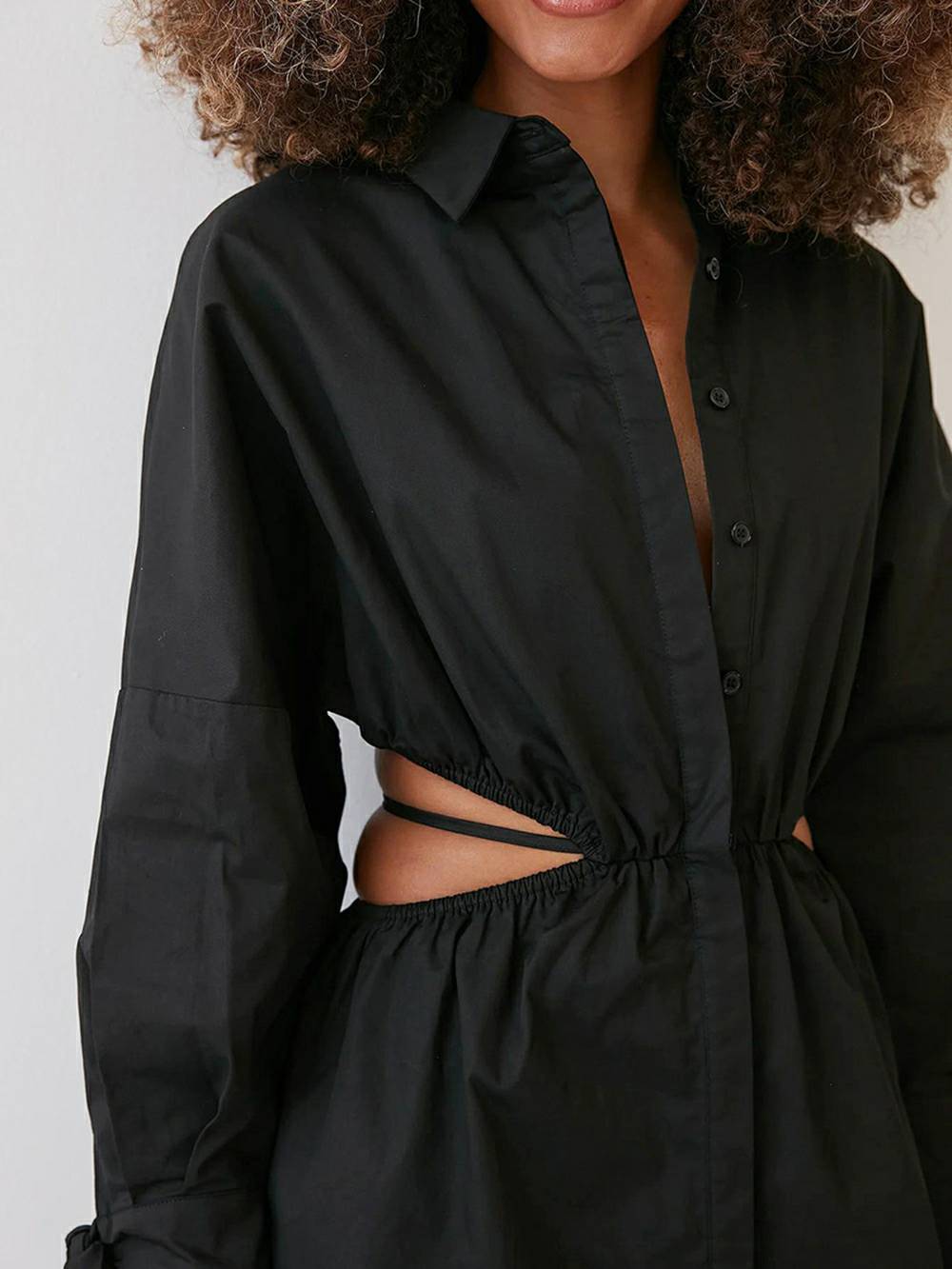 Sunset Wrap Shirt Dress