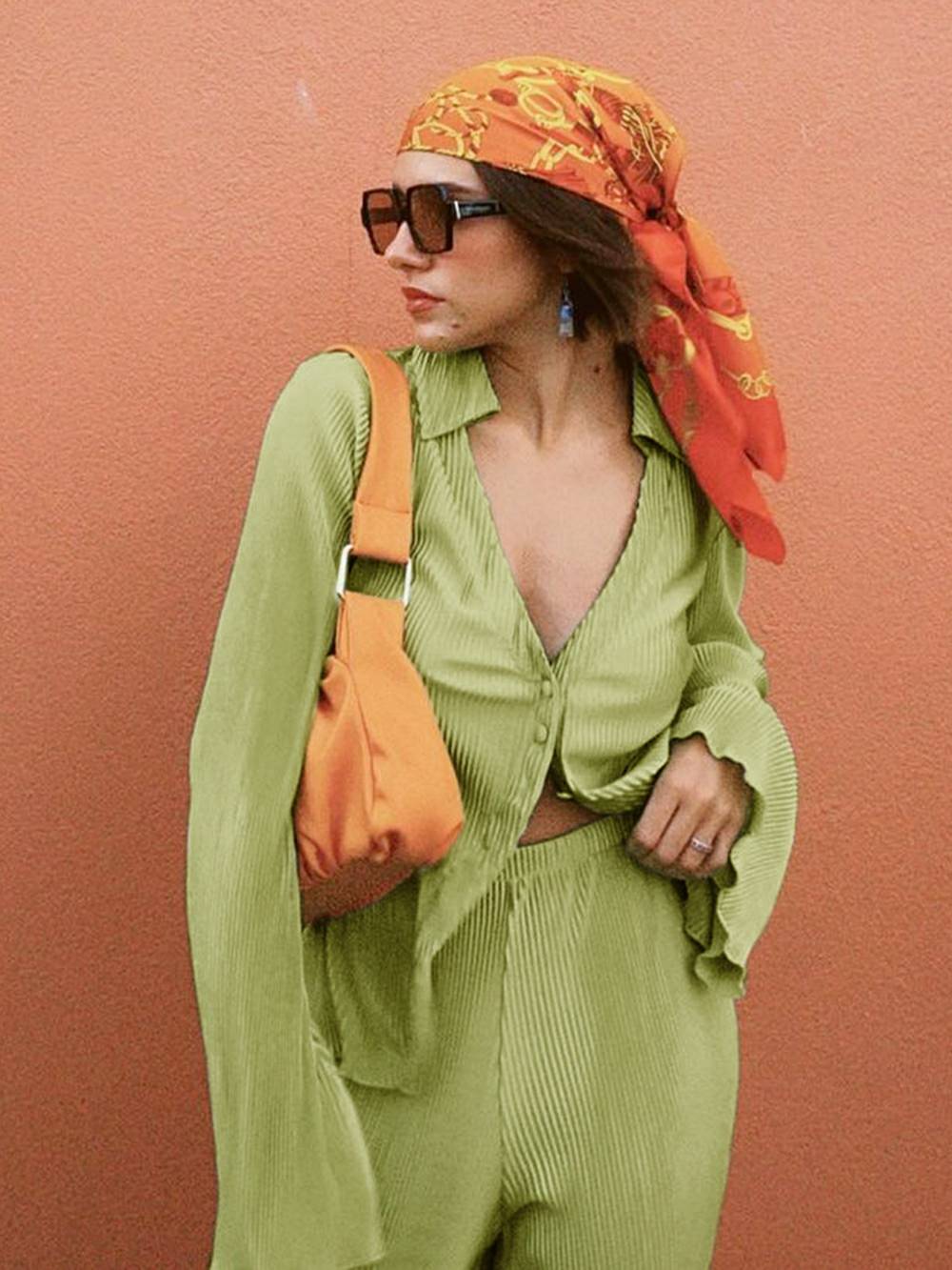 Soft Satin Relaxed Fit Co-Ord