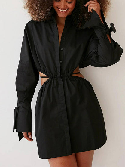 Sunset Wrap Shirt Dress
