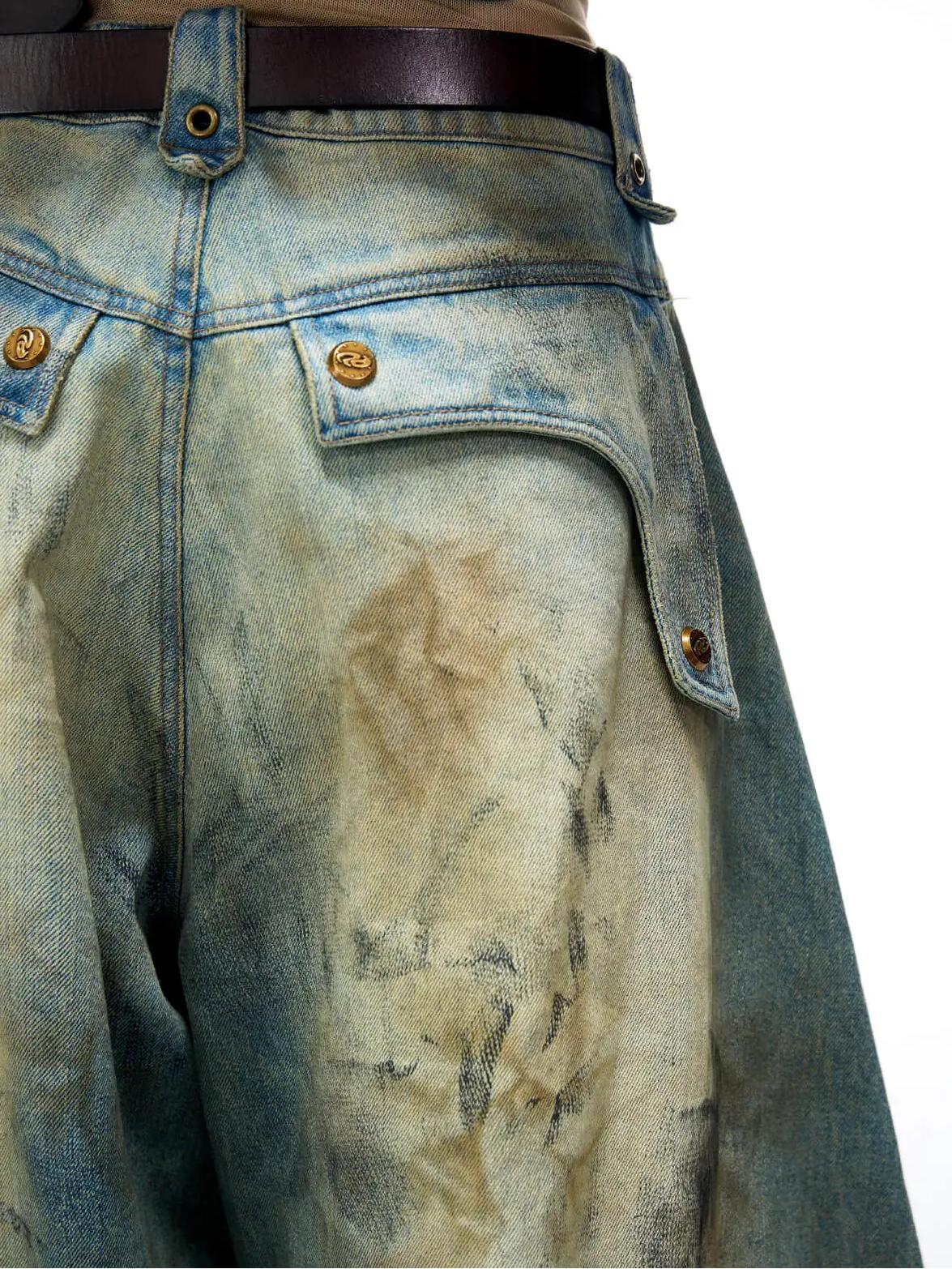 Venus Dyed Baggy Jeans