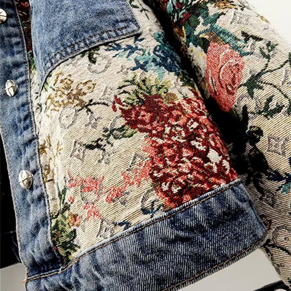 Byron Bay | Floral Denim Jacket
