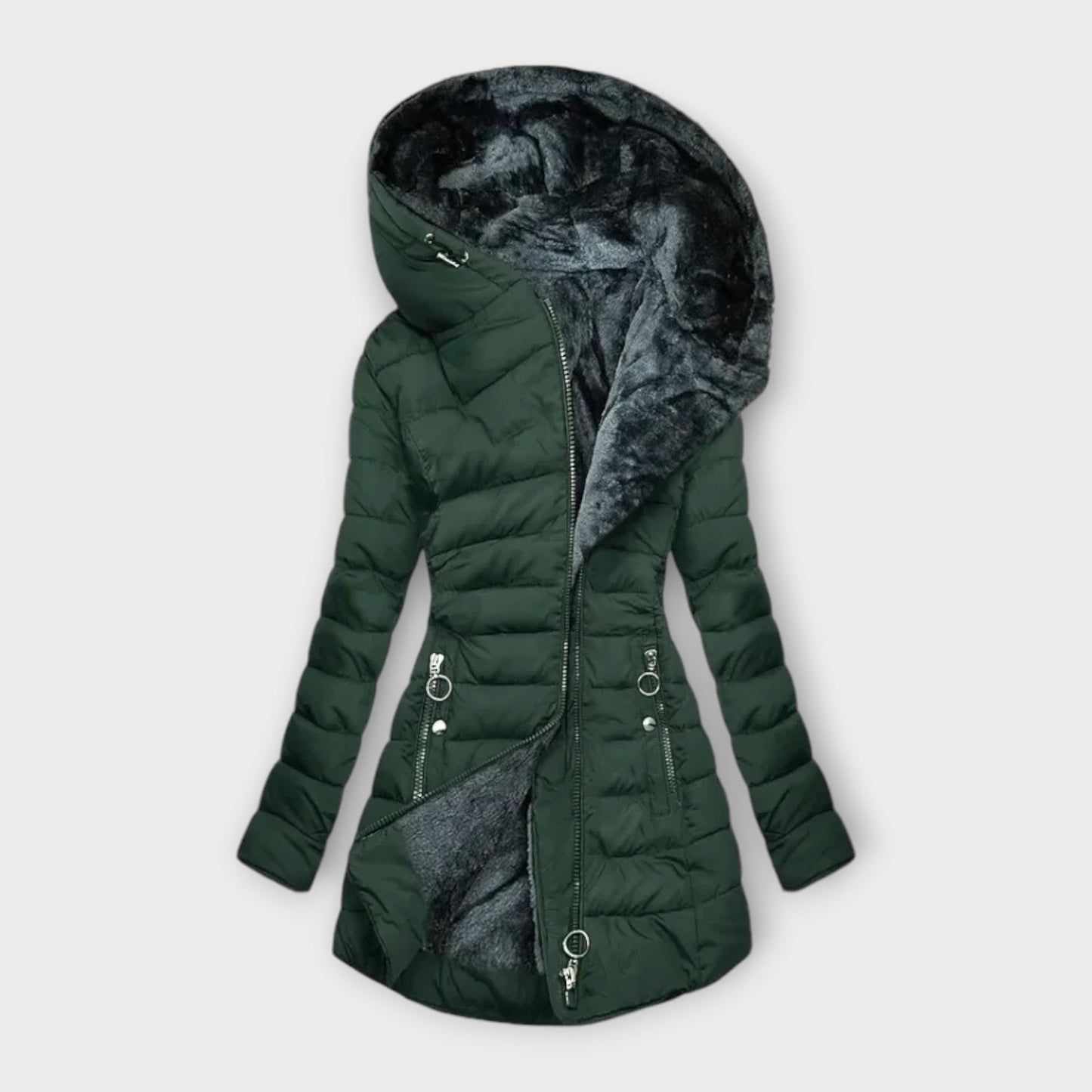 Snowy Mountains | Luxe Faux Fur Coat