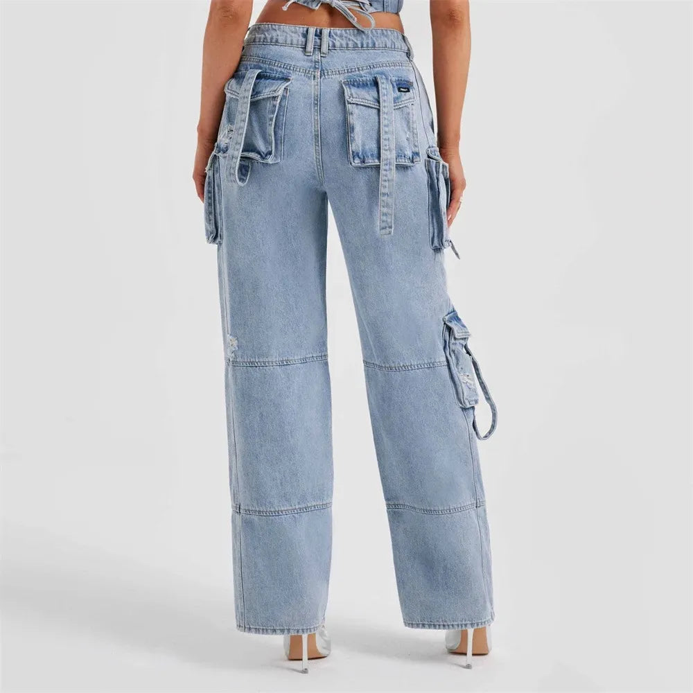 Ariana Denim Corset Set