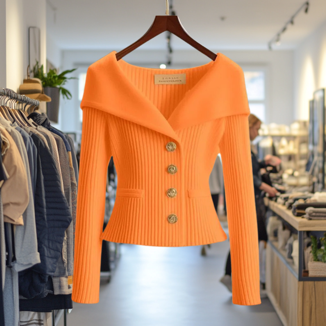 Ana Soft Ribbed Knit Cardigan