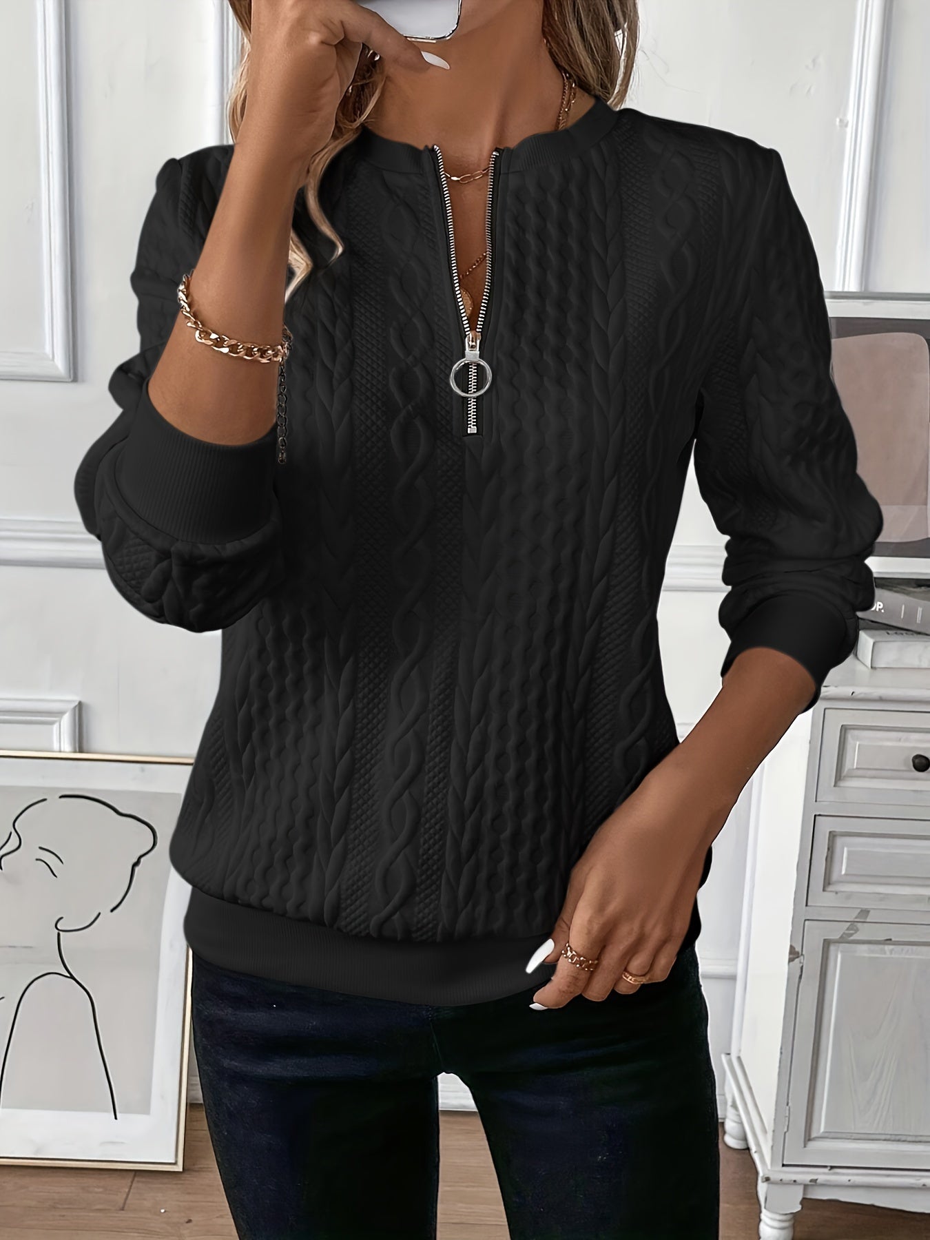 Lucia™ | Zippered Sweater