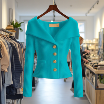 Ana Soft Ribbed Knit Cardigan