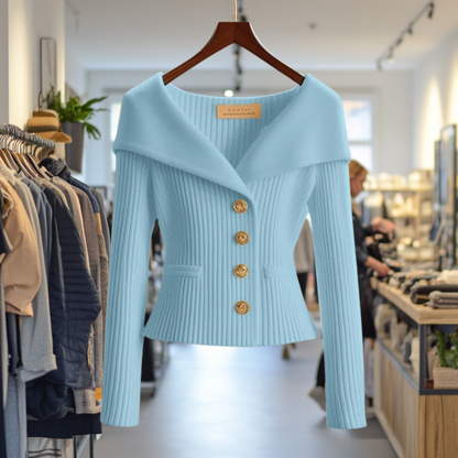 Ana Soft Ribbed Knit Cardigan