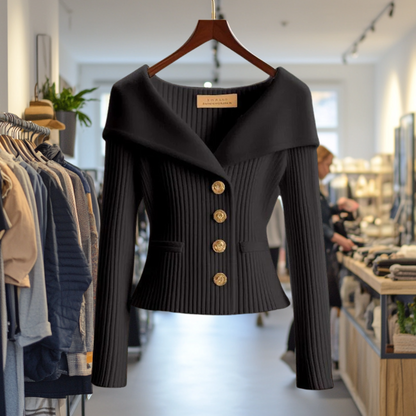 Ana Soft Ribbed Knit Cardigan