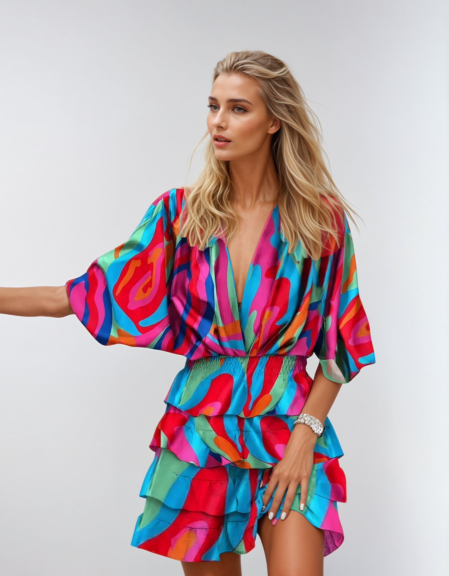 Yasmina | Elegant Floral Dress