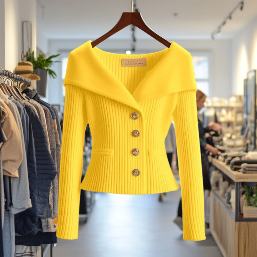 Ana Soft Ribbed Knit Cardigan