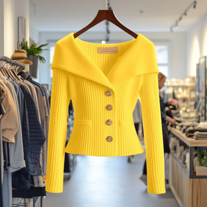 Ana Soft Ribbed Knit Cardigan