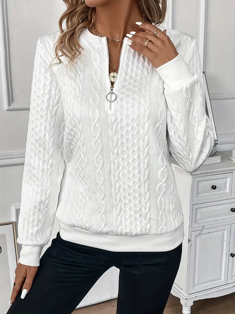 Lucia™ | Zippered Sweater
