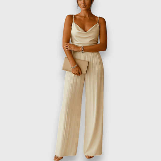 Lisa Elegant Wide-Leg Jumpsuit
