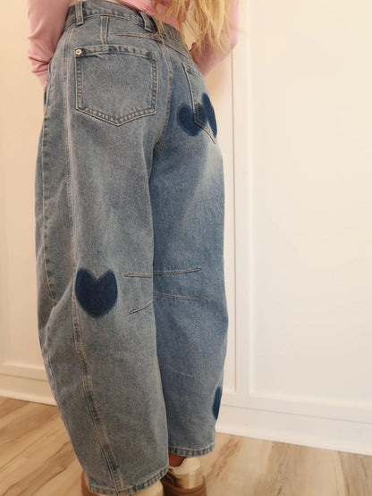 Heartstitch Barrel-Leg Denim
