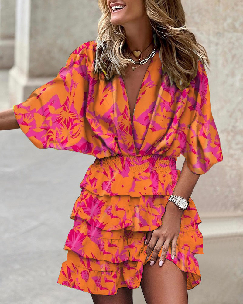 Yasmina | Elegant Floral Dress