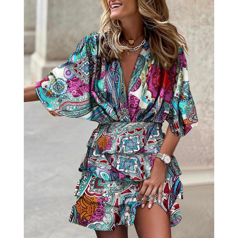 Yasmina | Elegant Floral Dress
