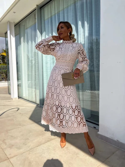 Georgia Lumière Lace Dress