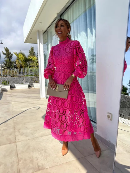 Georgia Lumière Lace Dress