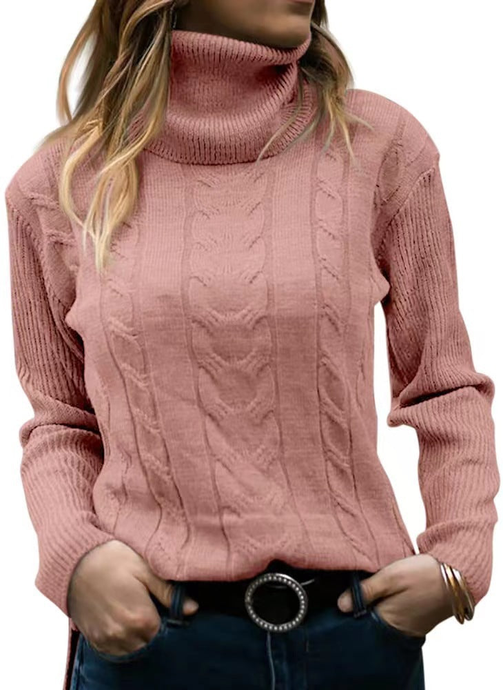 ODETTE™ | Cable-Knit Turtleneck Sweater