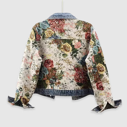 Byron Bay | Floral Denim Jacket