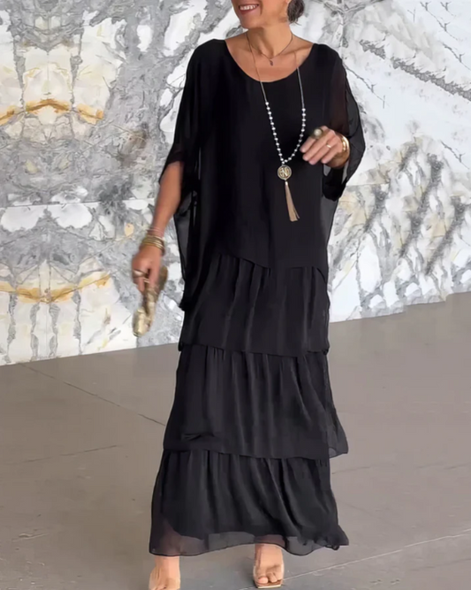AURORA | Elegant Tummy Covering Maxi Dress