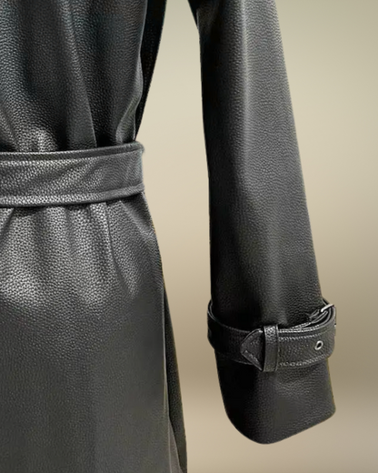 Adelaide | Luxe Leather Coat