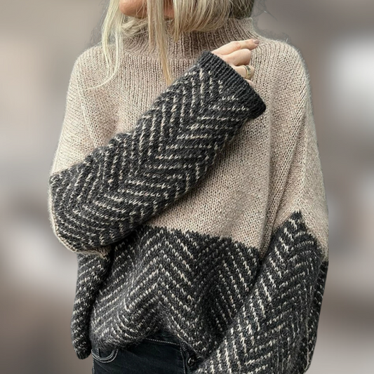 Sandrine™ | Chic Roll Neck Sweater