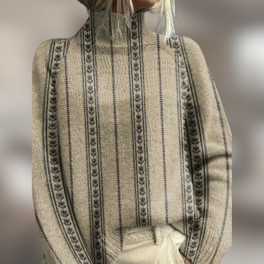 Esmée Lane™ | Chic Roll Neck Sweater with Elegant Design