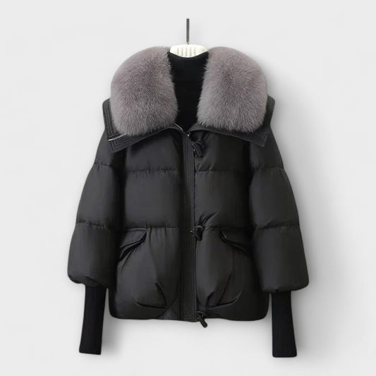 Sydney | Luxe Fur-Trimmed Coa