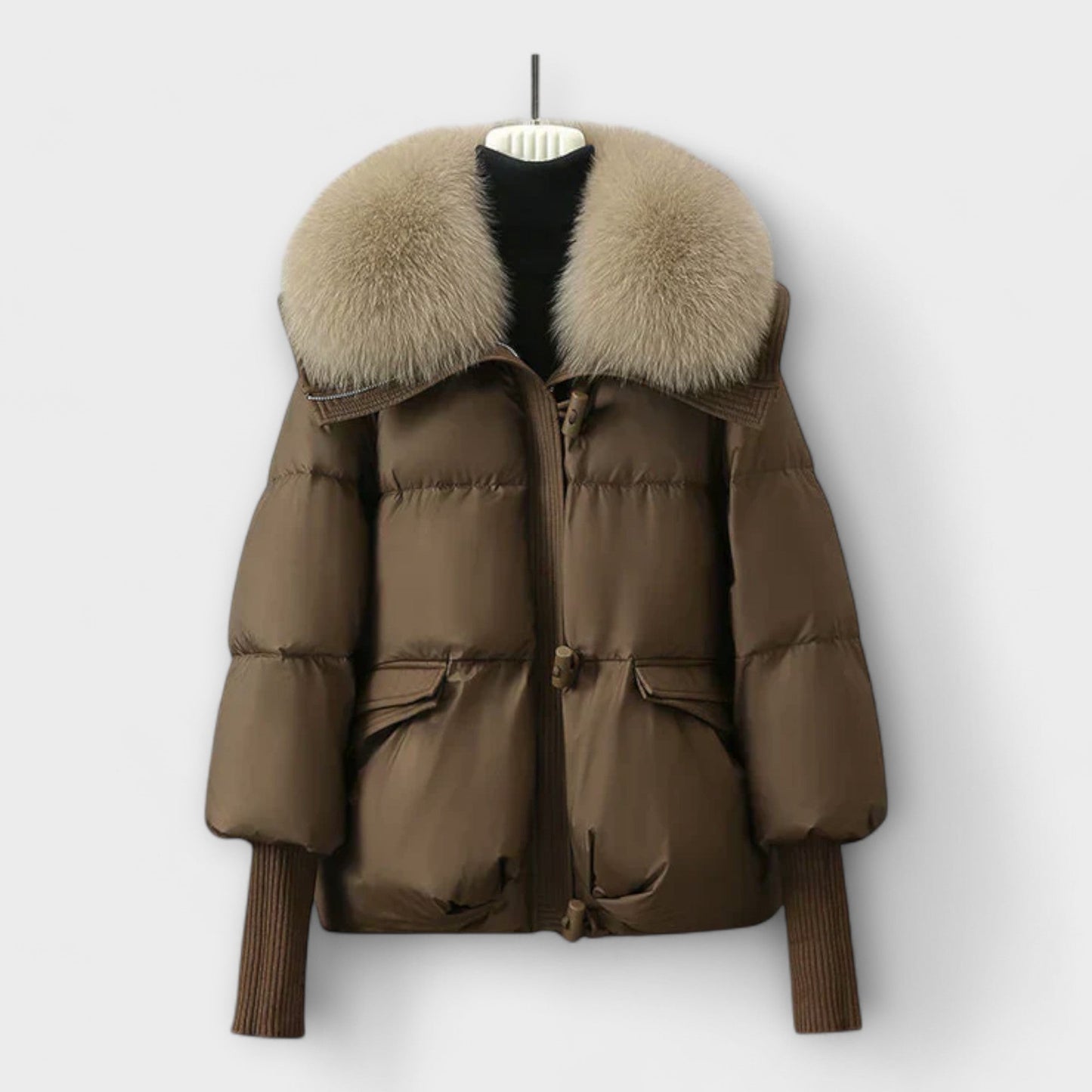 Sydney | Luxe Fur-Trimmed Coa