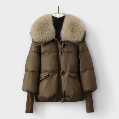 Sydney | Luxe Fur-Trimmed Coa