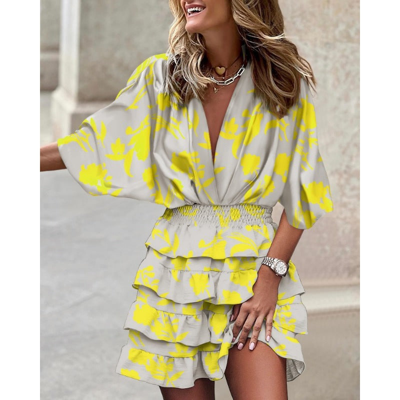 Yasmina | Elegant Floral Dress