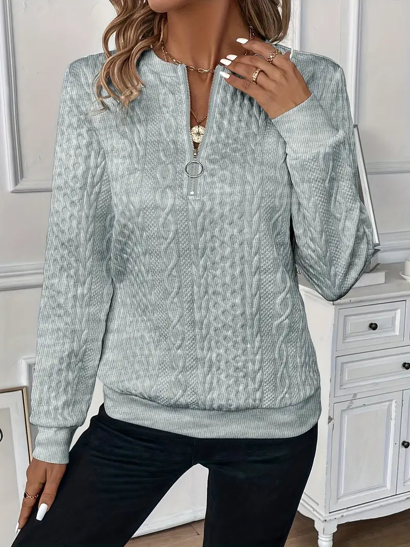Lucia™ | Zippered Sweater