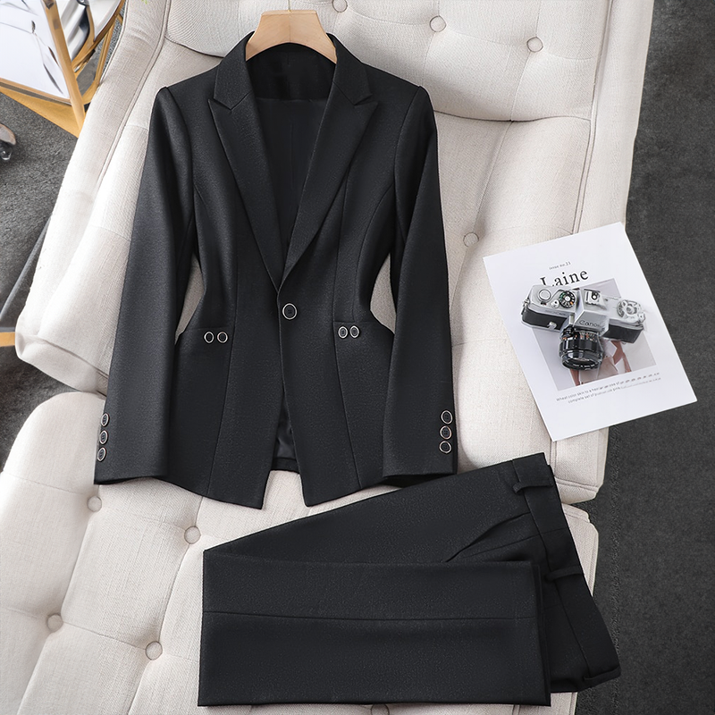 Noir Éther Blazer Pairing