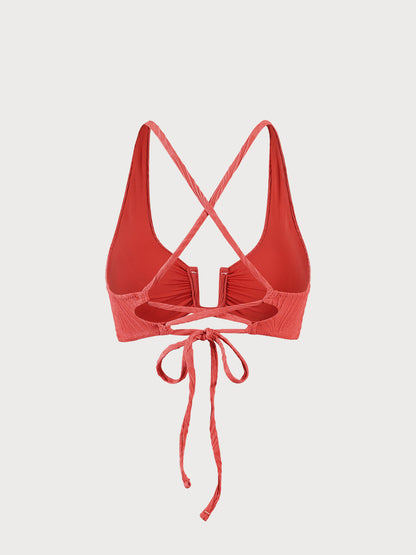 Rosso Bikini Top