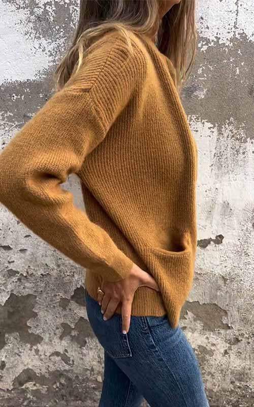 Odile™ | Knitted Zippered Cotton Jacket
