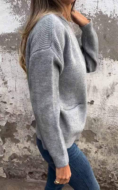 Odile™ | Knitted Zippered Cotton Jacket