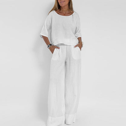 L'Aurore Linen Set by Chloé Rousseau