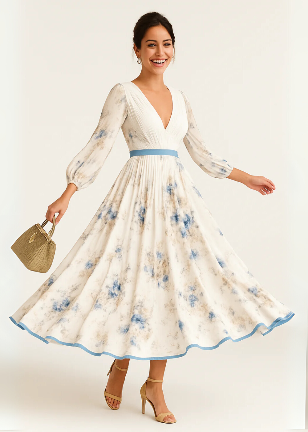 Celeste | Romantic Bloom Maxi Dress
